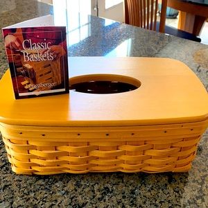 Longaberger Long Tissue Basket 10412